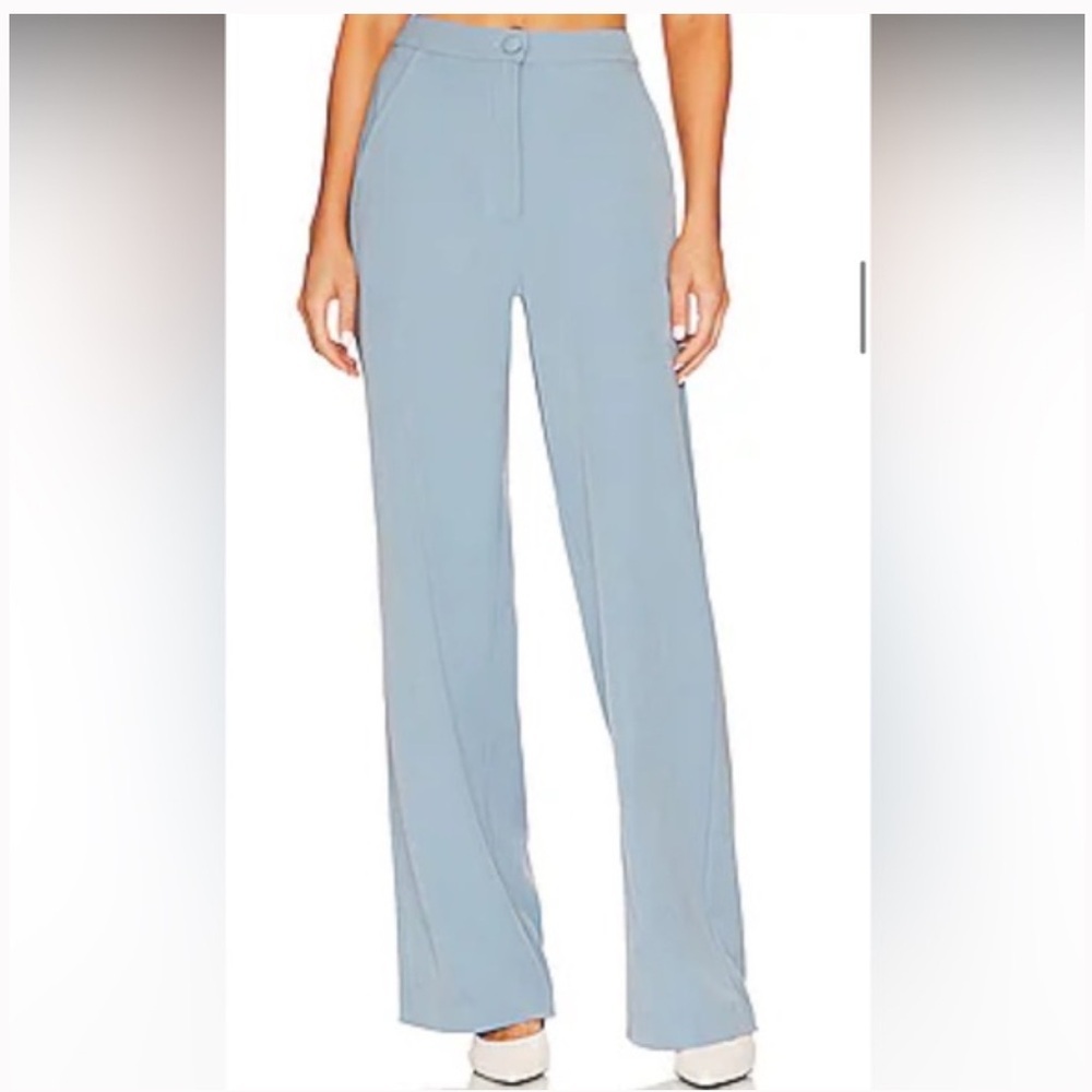 Relaxed Wide Leg Pant in Storm (Blue), WeWoreWhat